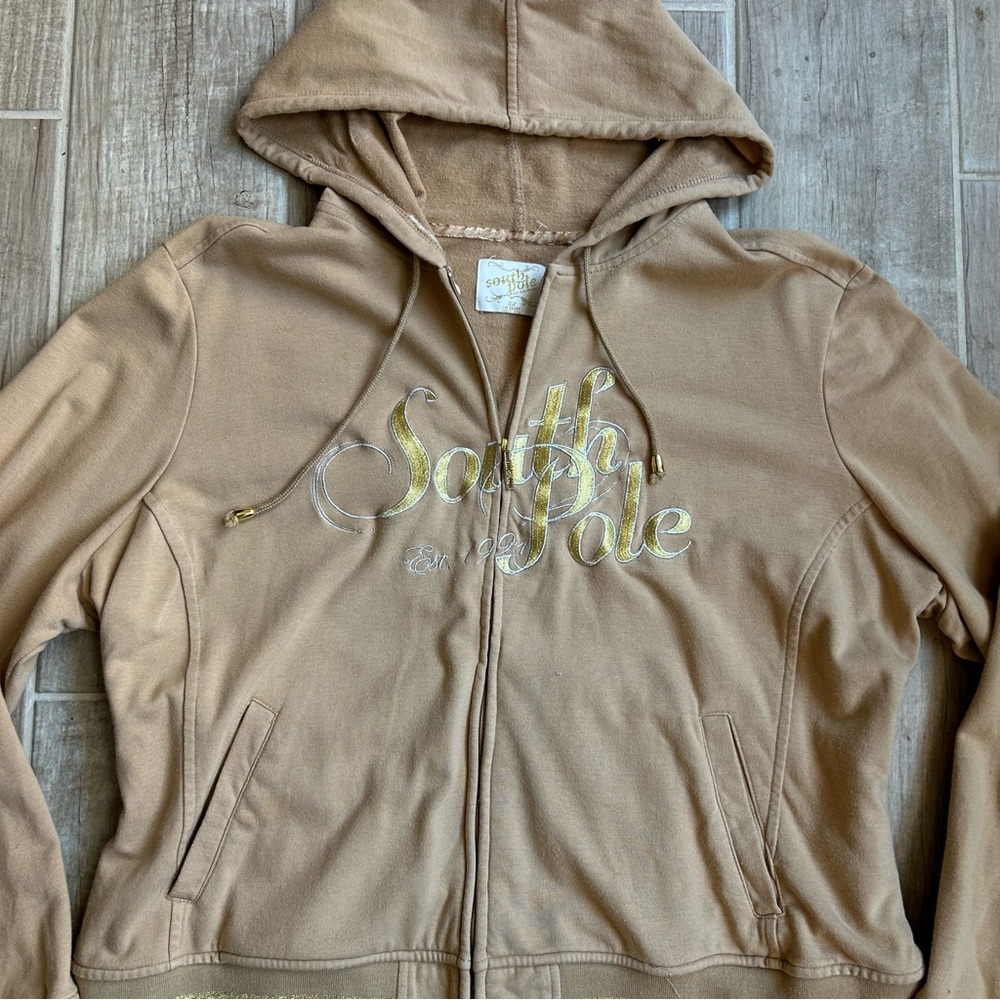 Women’s Southpole Gold Shimmer Jacket XL
